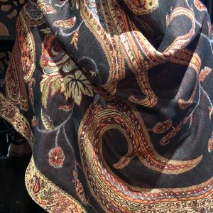 Vintage Styled Paisley Pashmina Shawl